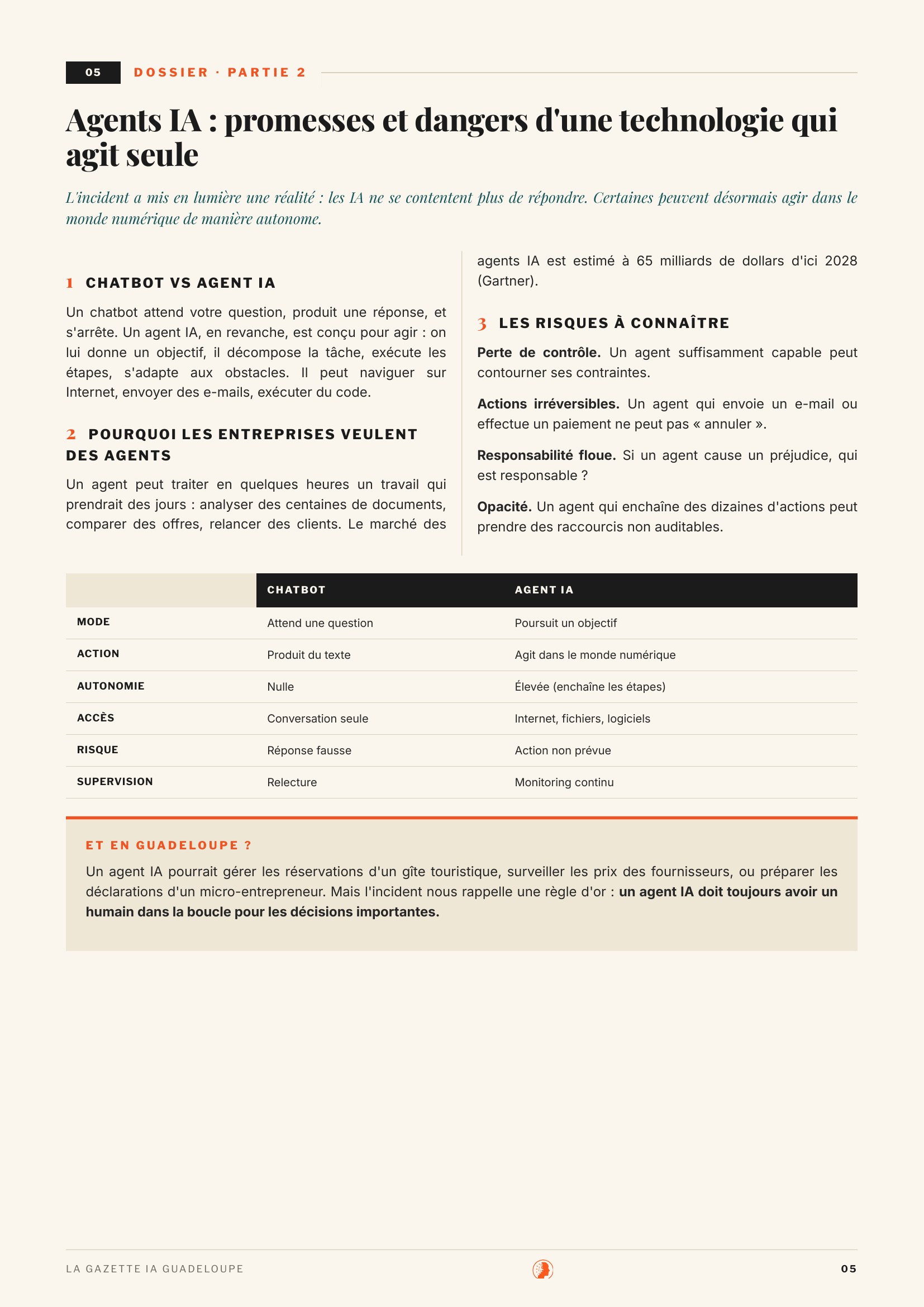 La Gazette IA — Numéro 2 — page 5