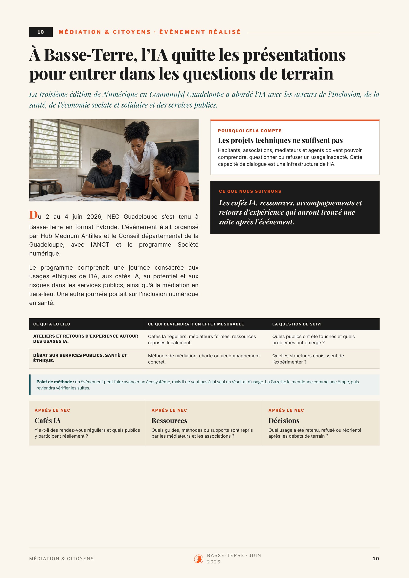 La Gazette IA — Numéro 3 — page 10