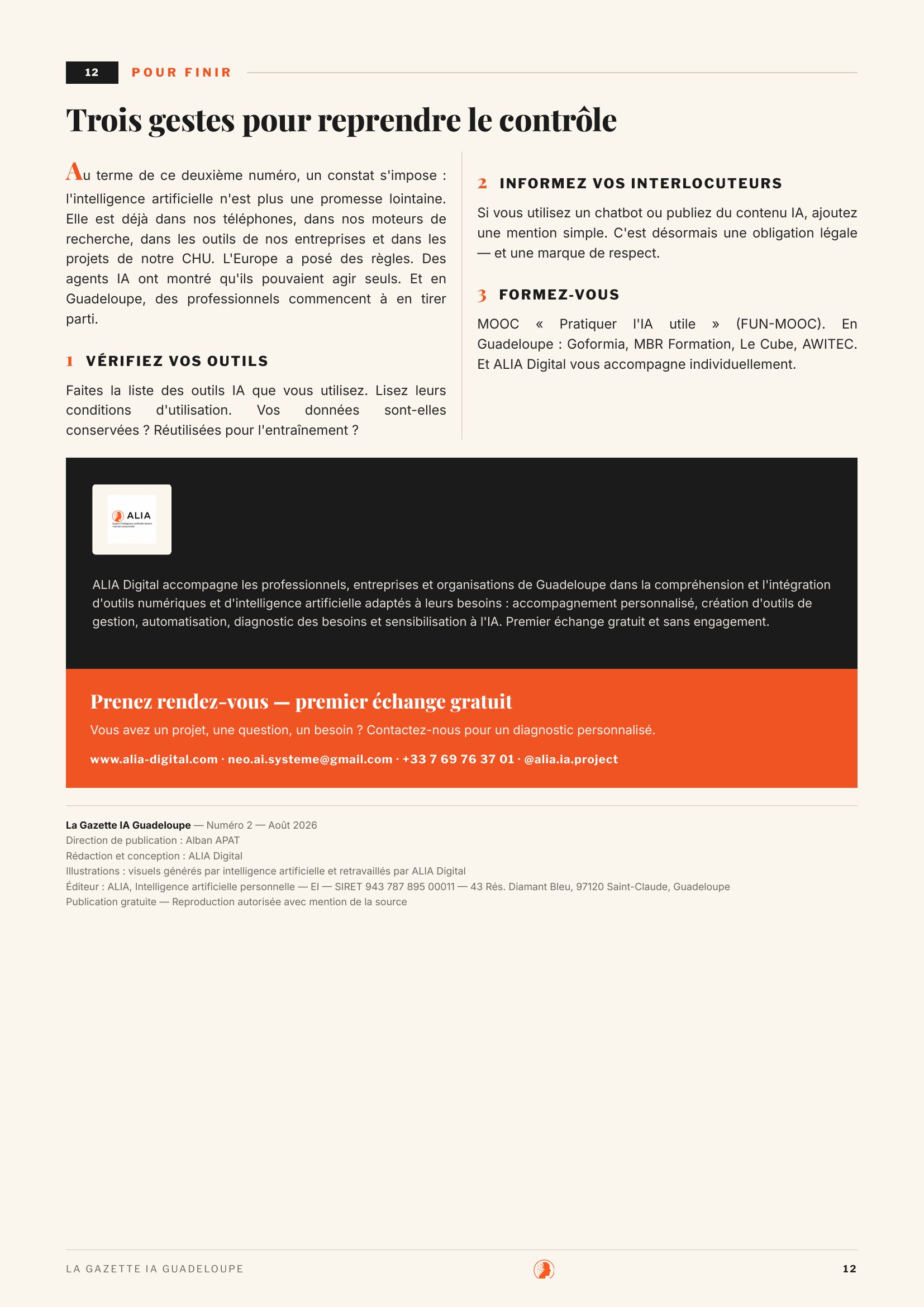 La Gazette IA — Numéro 2 — page 12